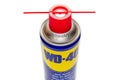 WD-40 is the trademark name of a penetrating oil and water-displacing spray.