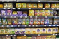 SELANGOR, MALAYSIA - 12 JUNE, 2017: Variety of baby meal display on rack in hypermart at Puncak Alam, Malaysia