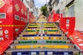 Selaron Stairs in Rio de Janeiro Royalty Free Stock Photo