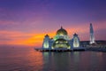 Selat mosque Royalty Free Stock Photo