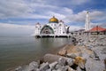 Selat Mosque, Melaka Royalty Free Stock Photo