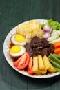 Selat solo is traditional salad food from indonesia. Royalty Free Stock Photo
