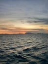 Selat sunda sunset Royalty Free Stock Photo