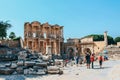 Efes Ephesus Celsus Library in Selcuk, Turkey Royalty Free Stock Photo