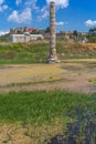 SELCUK, TURKEY - MAY 3, 2015: Ruins of famous Temple of Artemis Ephesus