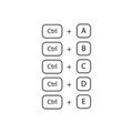 Select all, Bold-Normal Switching,copy, add bookmark sign.Hot keys CTRL + A B, C, D, E eps ten