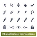 Select, Modify, Graphic Designer Tools Icons Set