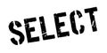 Select rubber stamp Royalty Free Stock Photo