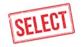 Select rubber stamp Royalty Free Stock Photo