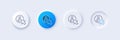 Select user line icon. Business management sign. Line icons. Vector