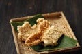 Intip Nasi or RIce Crust, Popular Indonesian Snack Royalty Free Stock Photo
