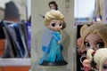 Selected focused of action figures from fictional animation picture Frozen by Disneys.