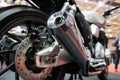 Selected focused on the high-performance motorcycle exhaust system