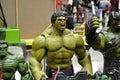 Selected focused of Hulk character action figures from Marvel Comic.