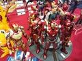 Selected focused of IRON MAN action figure from Marvel Iron Man comic and movie.