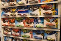 Selected focused on miniature toys car Hot Wheel.