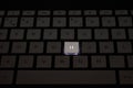 Selected letter H. Keyboard for notebook.