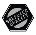 Selected quality stamp illustration Royalty Free Stock Photo