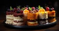 Selection of Beautiful Desserts - These desserts are not only delightful to the palate but also a feast for the eyes