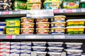 Selection Of Butter Like Spreadable Spreads Royalty Free Stock Photo