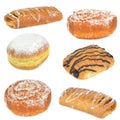 A selection of cakes and pastries