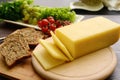 Selection of cheese - organic dairy products.