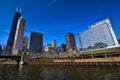 Selection of Chicago Buildings from the River Royalty Free Stock Photo