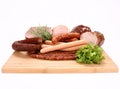Selection of cold meat Royalty Free Stock Photo