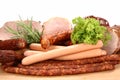 Selection of cold meat Royalty Free Stock Photo