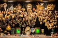 Venetian Carnival Masks on a shop display Royalty Free Stock Photo