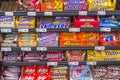 A Selection of the Common Candy Types in the United States