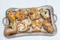 Selection of danish pastries Royalty Free Stock Photo