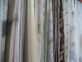 Selection of fabric samples for curtains Royalty Free Stock Photo