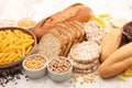 Selection of food gluten free Royalty Free Stock Photo