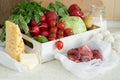 Selection of fresh vegetables from farmers market Royalty Free Stock Photo