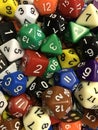 A selection of gaming dice