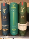 Selection of Glenfiddich Single malt Whisky Royalty Free Stock Photo