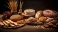 selection of gluten free food Generative AI Royalty Free Stock Photo