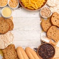 Selection of gluten free food Royalty Free Stock Photo