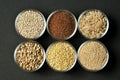 Selection of gluten-free grains