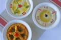 Selection of libanese or arabic food mezze Royalty Free Stock Photo