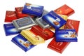 Lindt chocolate bars Royalty Free Stock Photo
