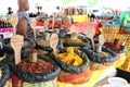 Spices in the Central Market in Pointe-a-Pitre, Guadeloupe