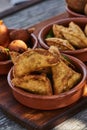 Middle eastern deep fried snacks Royalty Free Stock Photo