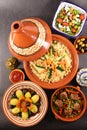 selection of moroccan dish