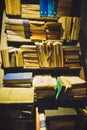 Vietnam Travel, Old books on shelf