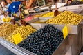 Selection of olives, Machane Yehuda Market, Israel