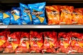 Selection Of Popular Doritos Flavoured Corn Chips Royalty Free Stock Photo