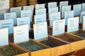 Selection of spices on a traditional market