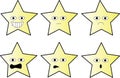 Selection of stars with different expressions